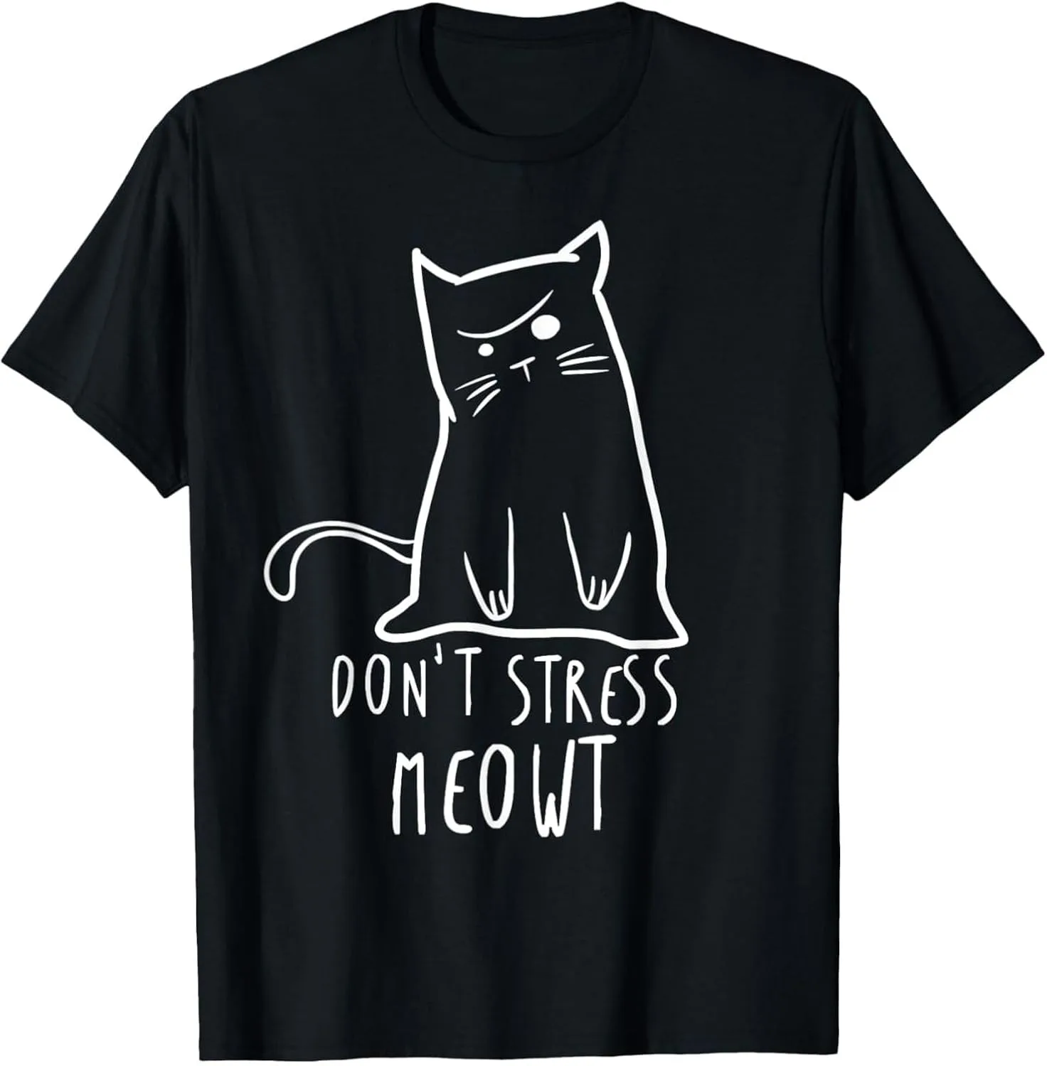 Футболка Funny 'Don't Stress Meowt' Cat с юмористическим принтом для мужчин NEKO MENA
Футболка Funny 'Don't Stress Meowt' Cat с юмористическим принтом для мужчин NEKO MENA