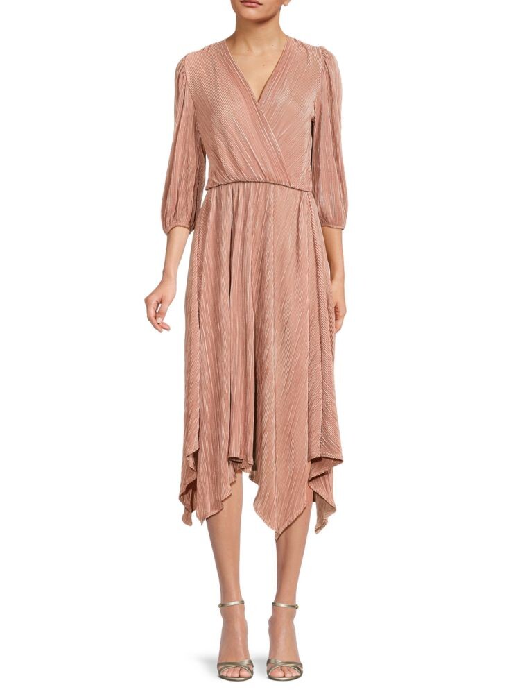 Плиссированное асимметричное платье миди Renee C., цвет Rose
Плиссированное асимметричное платье миди Renee C., цвет Rose