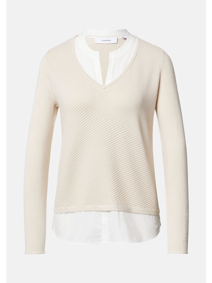 Вязаный свитер в цвете 8102_бежевый comma
Вязаный свитер в цвете 8102_бежевый comma