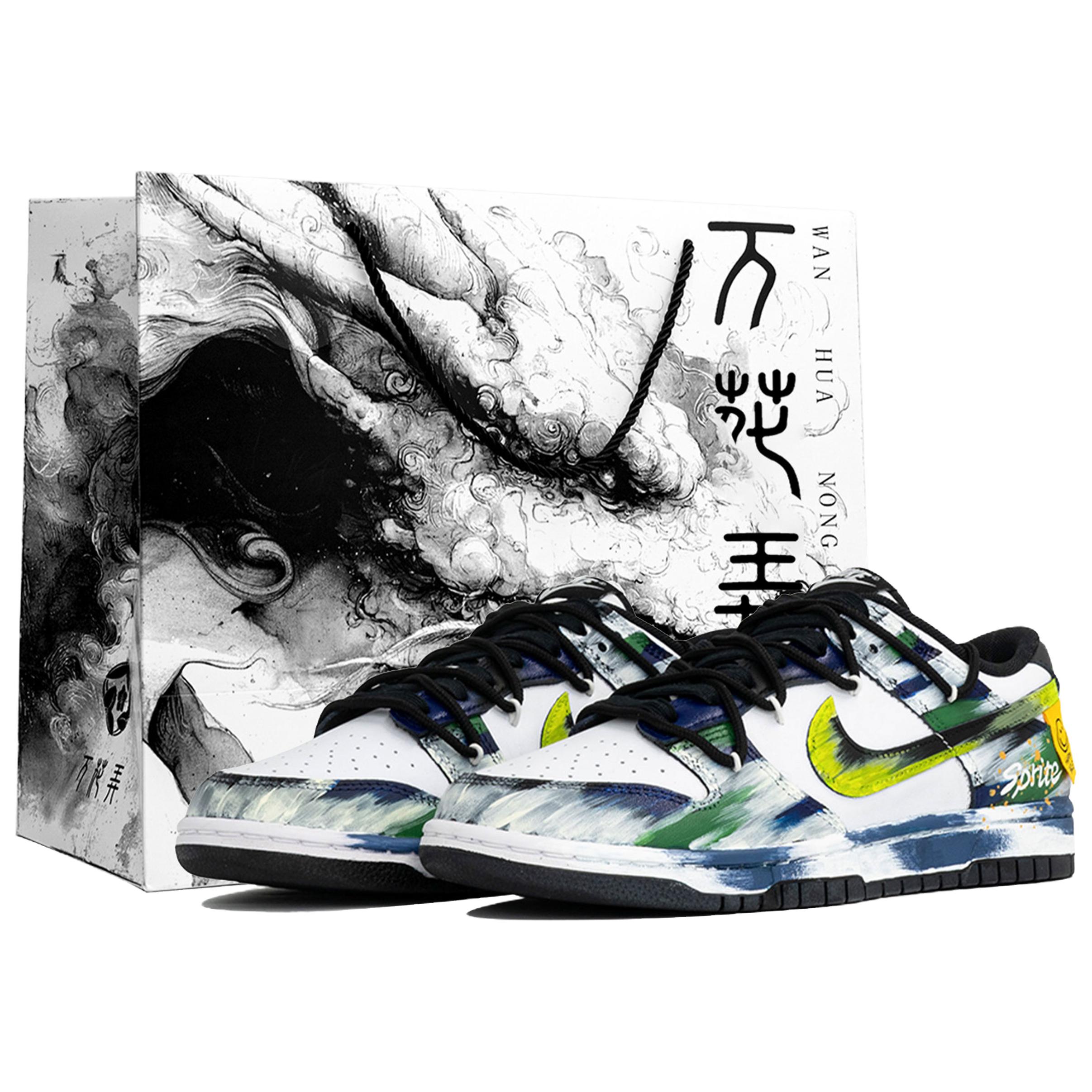 Nike Кроссовки для скейтбординга мужские dunk wan hua nong fei chi shopping bag устойчивые к истиранию низкие черный белый синий зеленый
Nike Кроссовки для скейтбординга мужские dunk wan hua nong fei chi shopping bag устойчивые к истиранию низкие черный белый синий зеленый