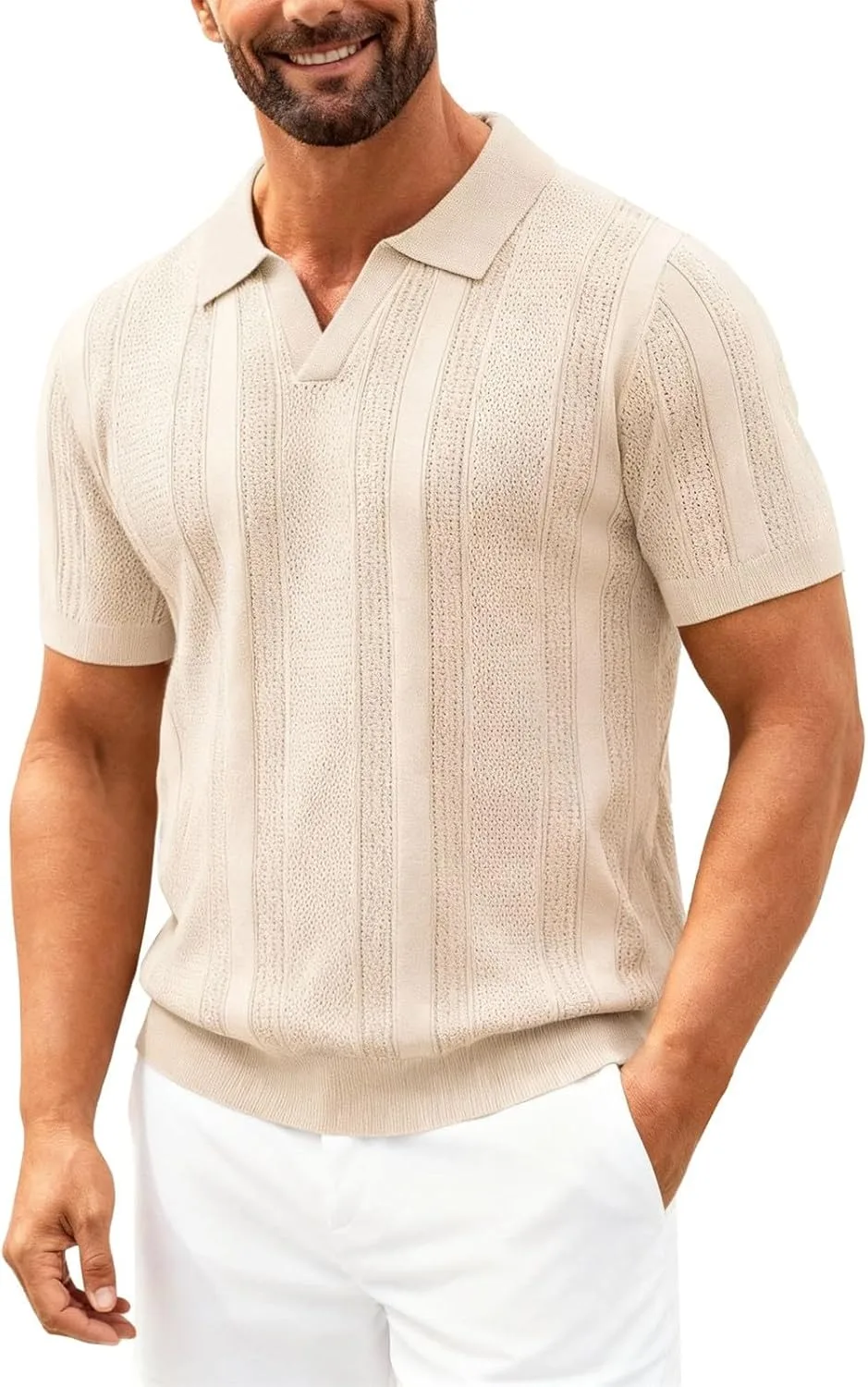 Мужская хлопковая поло для офиса и отдыха
Мужская хлопковая поло для офиса и отдыха