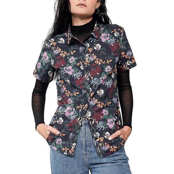 Классическая рубашка на пуговицах Wildfang, Wildflower Navy
Классическая рубашка на пуговицах Wildfang, Wildflower Navy