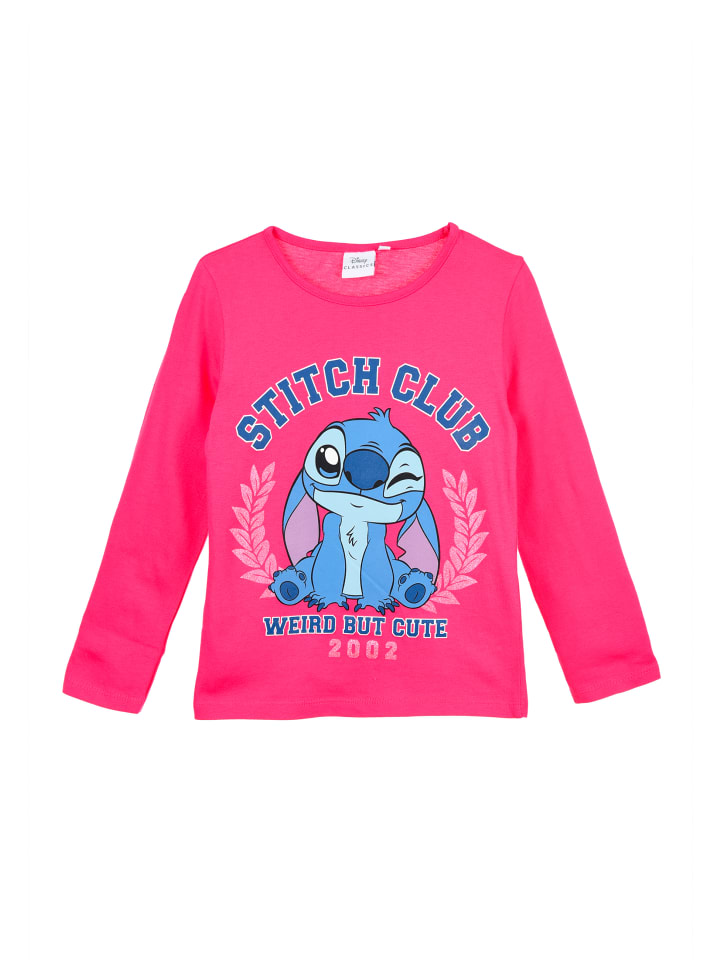 Рубашка с длинными рукавами розового цвета Stitch
Рубашка с длинными рукавами розового цвета Stitch