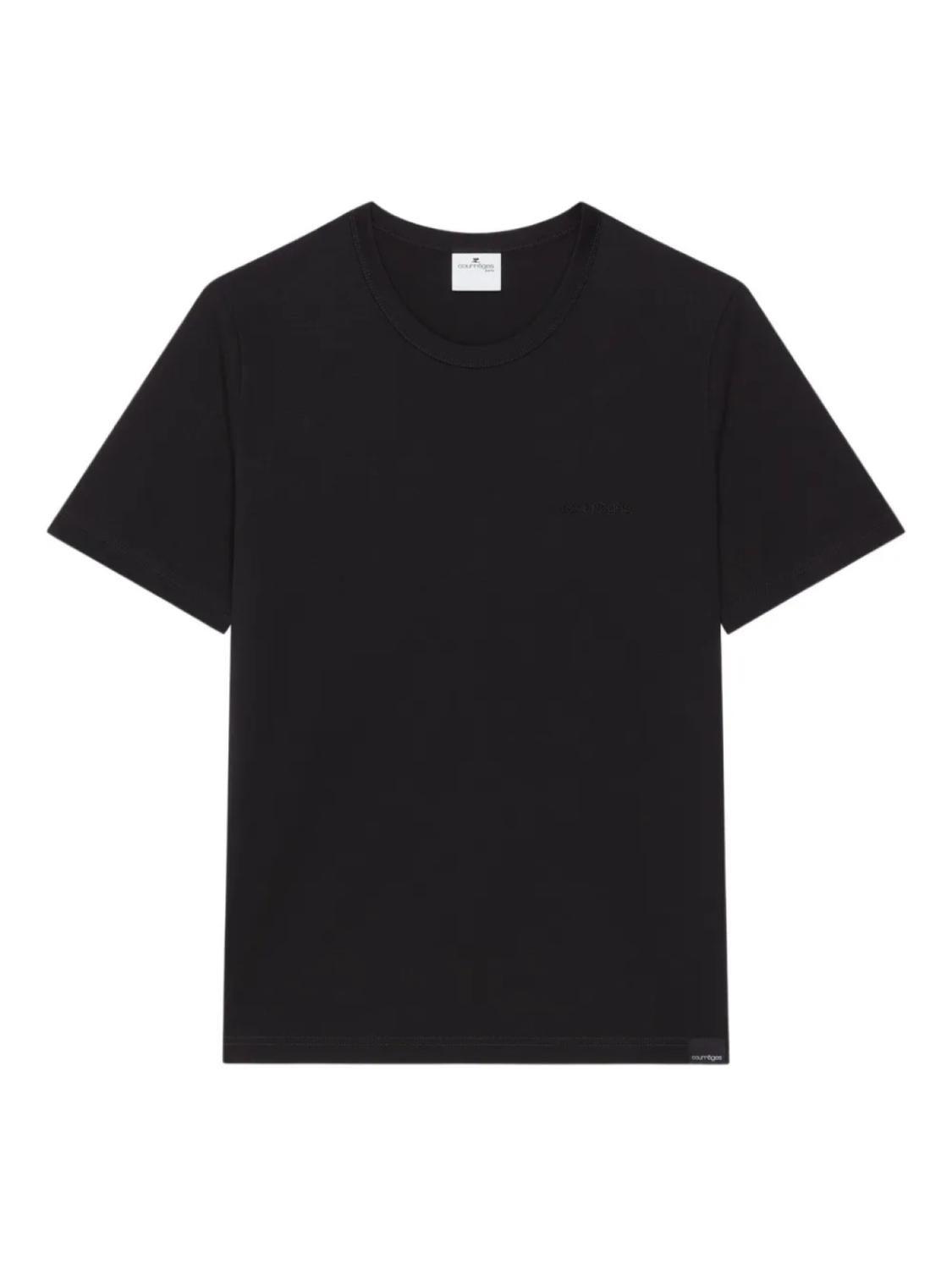 Футболка с круглым вырезом Courrèges, черный
Футболка с круглым вырезом Courrèges, черный