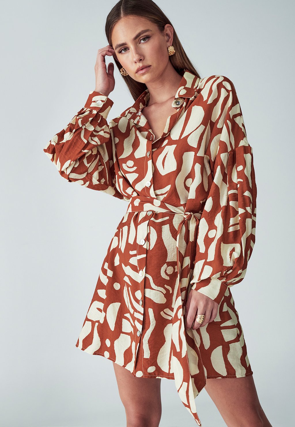 Платье-рубашка BLIGH ST MRLO, оранжевый
Платье-рубашка BLIGH ST MRLO, оранжевый