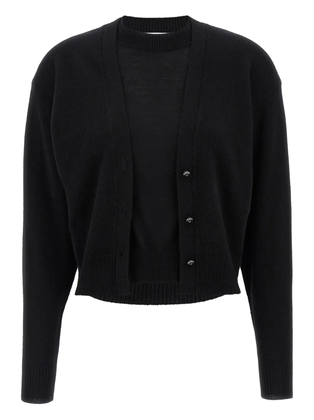 Свитер с круглым вырезом Rabanne, черный
Свитер с круглым вырезом Rabanne, черный