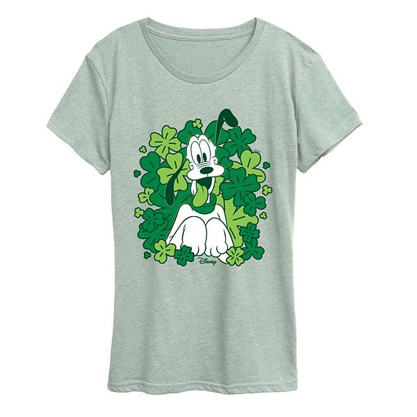 Женская футболка с принтом Pluto Shamrocks Disney, Heather Sea Foam
Женская футболка с принтом Pluto Shamrocks Disney, Heather Sea Foam