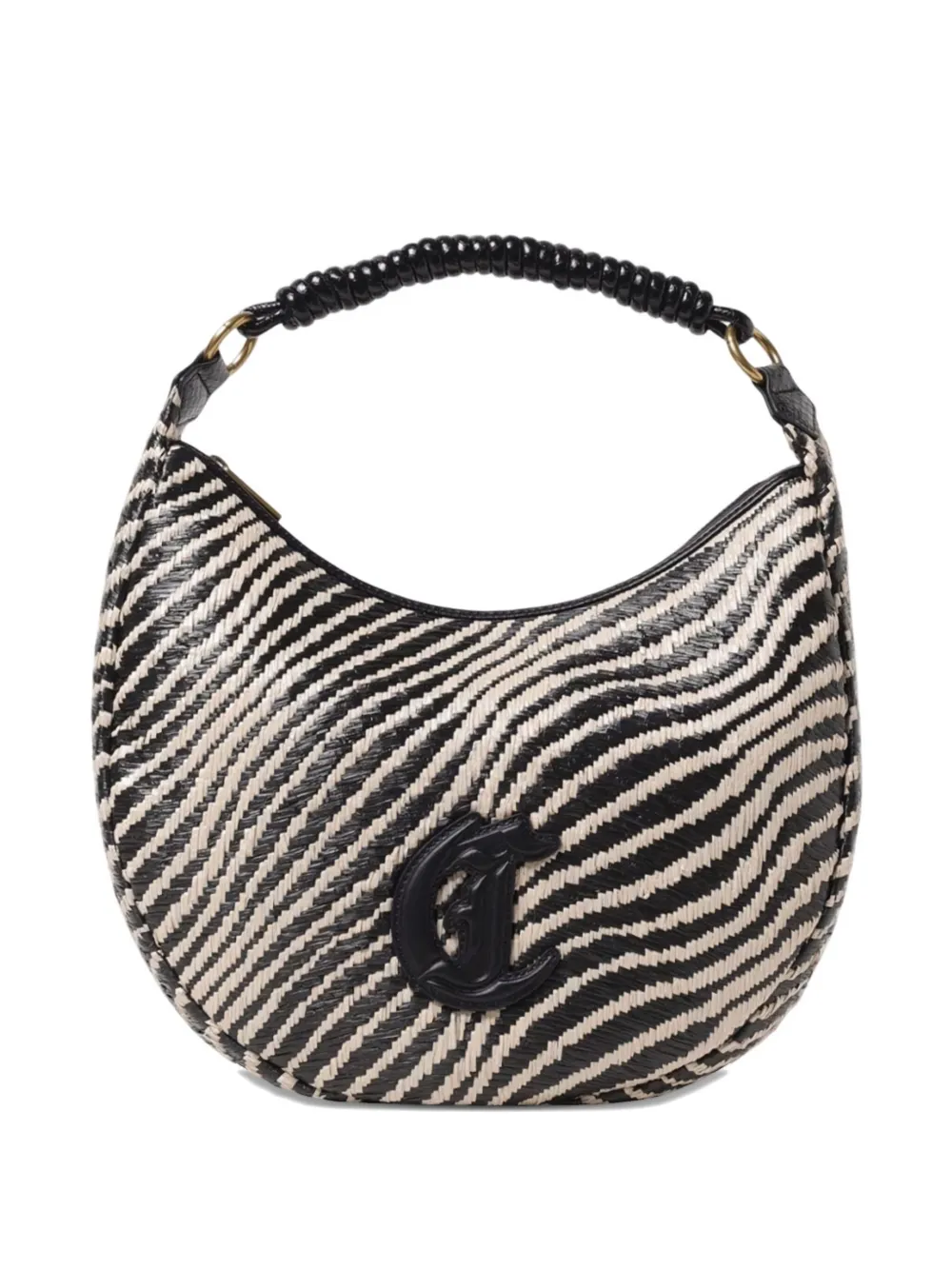 Плетеная сумка через плечо с принтом зебры Just Cavalli, черный
Плетеная сумка через плечо с принтом зебры Just Cavalli, черный
