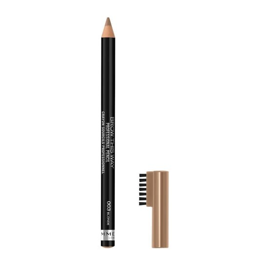 Карандаш для бровей с расческой — 003 Blonde, 1,4 гр. Rimmel, Brow This Way Professional
Карандаш для бровей с расческой — 003 Blonde, 1,4 гр. Rimmel, Brow This Way Professional