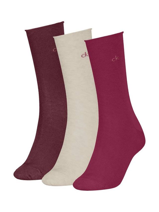 Ролловые носки Calvin Klein, Pack of 3, Berry Red/Multi
Ролловые носки Calvin Klein, Pack of 3, Berry Red/Multi