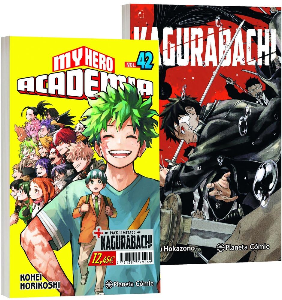 My Hero Academia nº 42 + Kagurabachi nº 01 (Pack especial) (Planeta Cómic)
My Hero Academia nº 42 + Kagurabachi nº 01 (Pack especial) (Planeta Cómic)