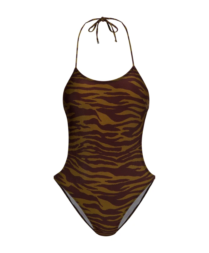 Цельный купальник The Attico, коричневый
Цельный купальник The Attico, коричневый