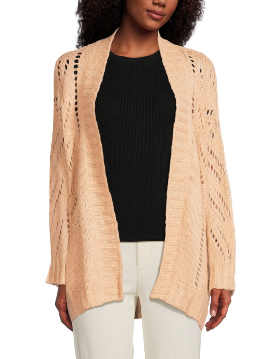 Кардиган с открытым передом REDValentino, желто-коричневый
Кардиган с открытым передом REDValentino, желто-коричневый