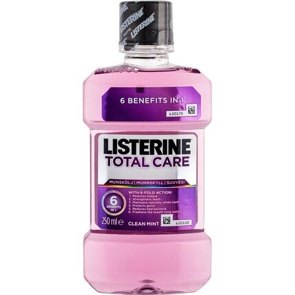 Listerine Ополаскиватель для полости рта для полной защиты Total Care250мл
Listerine Ополаскиватель для полости рта для полной защиты Total Care250мл