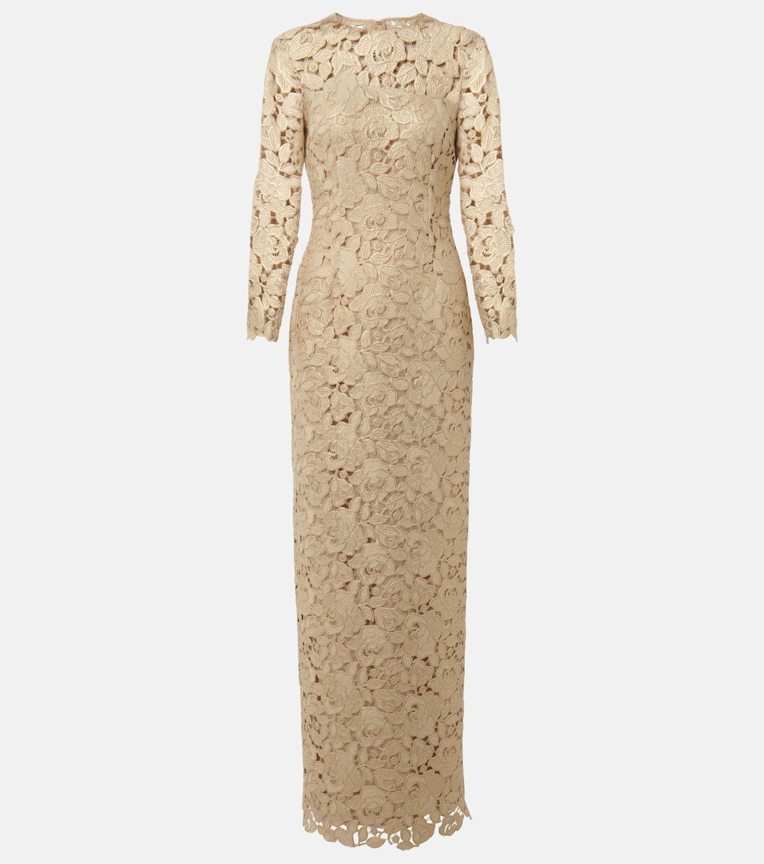 Платье из цветочного кружева Oscar de la Renta, золотой
Платье из цветочного кружева Oscar de la Renta, золотой