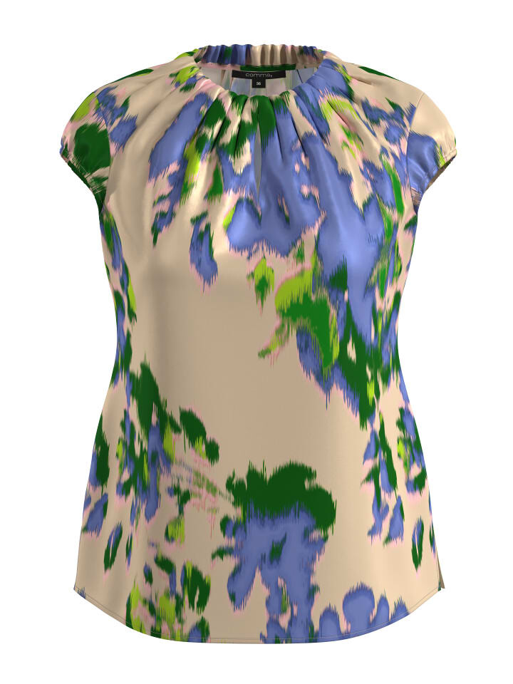 Блуза comma Bluse kurzarm, бежевый 
Блуза comma Bluse kurzarm, бежевый