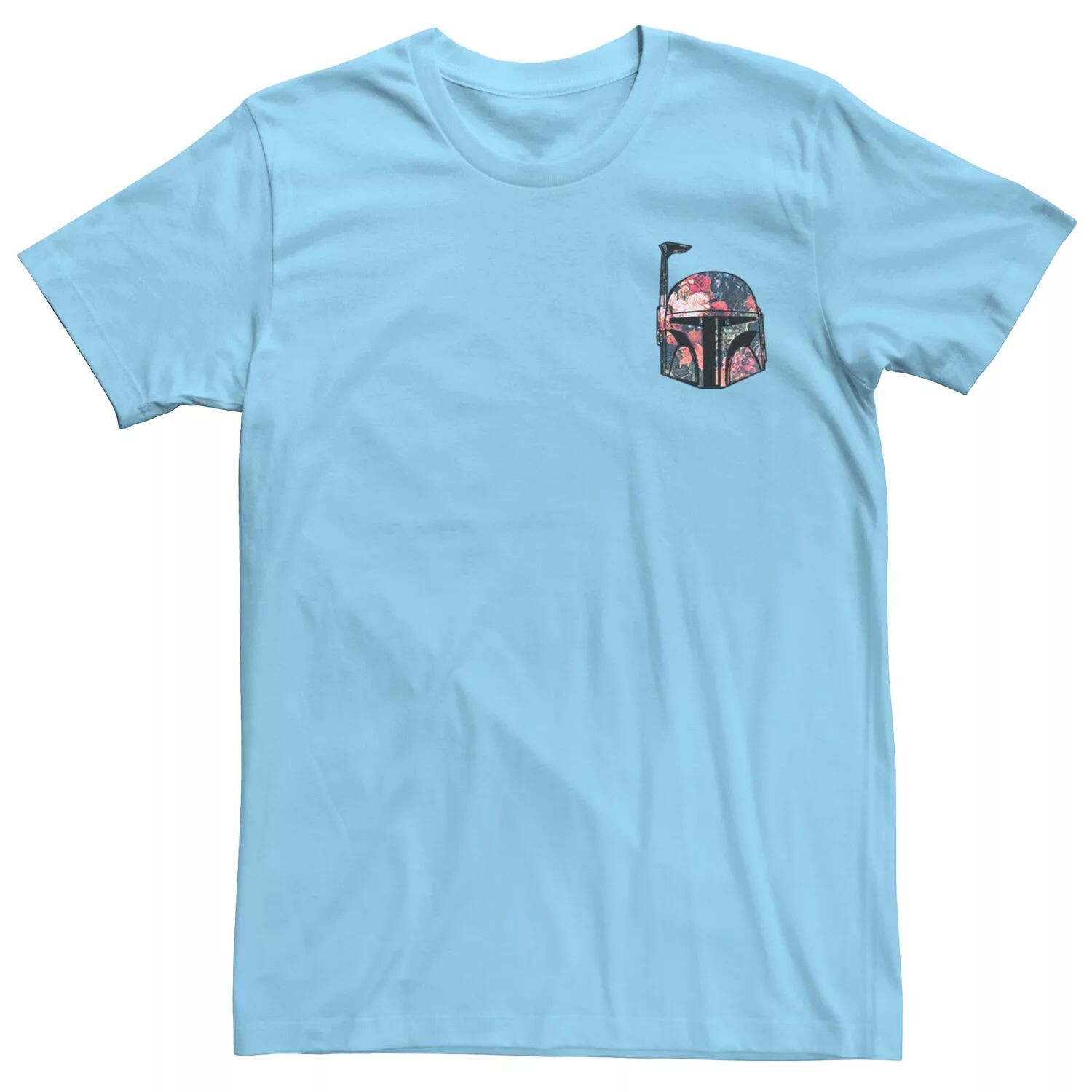 Мужская футболка со шлемом Бобы Фетта в стиле «Звездных войн» с цветочным наполнением слева на груди Licensed Character
Мужская футболка со шлемом Бобы Фетта в стиле «Звездных войн» с цветочным наполнением слева на груди Licensed Character