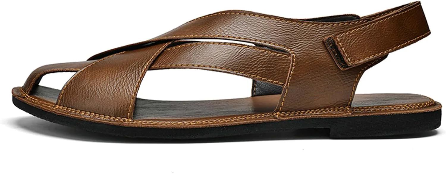 Mens Fashion Leather Сандалии hook-and-loop Rome Сандалии Mens Barefoot Сандалии Business Сандалии Daily Casual Сандалии Soft and Breathable Anti-slip Wear-resistant Durable Vtiao, коричневый
Mens Fashion Leather Сандалии hook-and-loop Rome Сандалии Mens Barefoot Сандалии Business Сандалии Daily Casual Сандалии Soft and Breathable Anti-slip Wear-resistant Durable Vtiao, коричневый