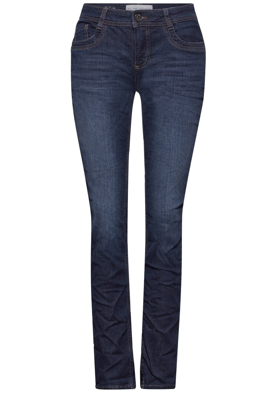 Джинсы STREET ONE Slim fit Jeans, темно-синий
Джинсы STREET ONE Slim fit Jeans, темно-синий