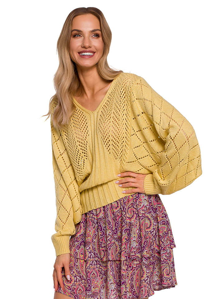 Свитер желтого цвета made of emotion
Свитер желтого цвета made of emotion