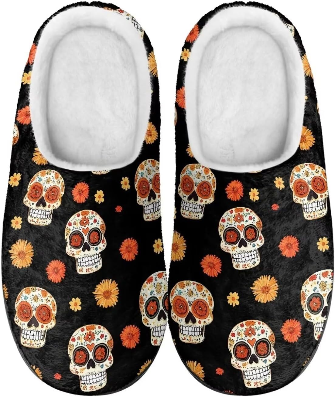 Уютные домашние тапочки для женщин и мужчин, для дома и улицы, с мягкой, нескользящей подошвой из пены с эффектом памяти, для мамы и папы Noprintge, Skull Daisy
Уютные домашние тапочки для женщин и мужчин, для дома и улицы, с мягкой, нескользящей подошвой из пены с эффектом памяти, для мамы и папы Noprintge, Skull Daisy