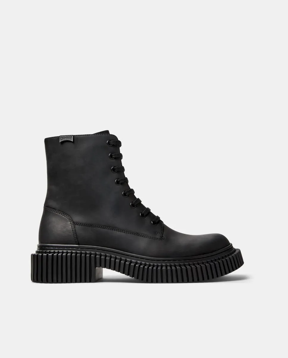 Мужские кожаные ботинки Pix Berlin Camper, черный
Мужские кожаные ботинки Pix Berlin Camper, черный