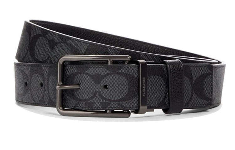 Мужской кожаный ремень COACH, Подарочная коробка с темными полосками
Мужской кожаный ремень COACH, Подарочная коробка с темными полосками