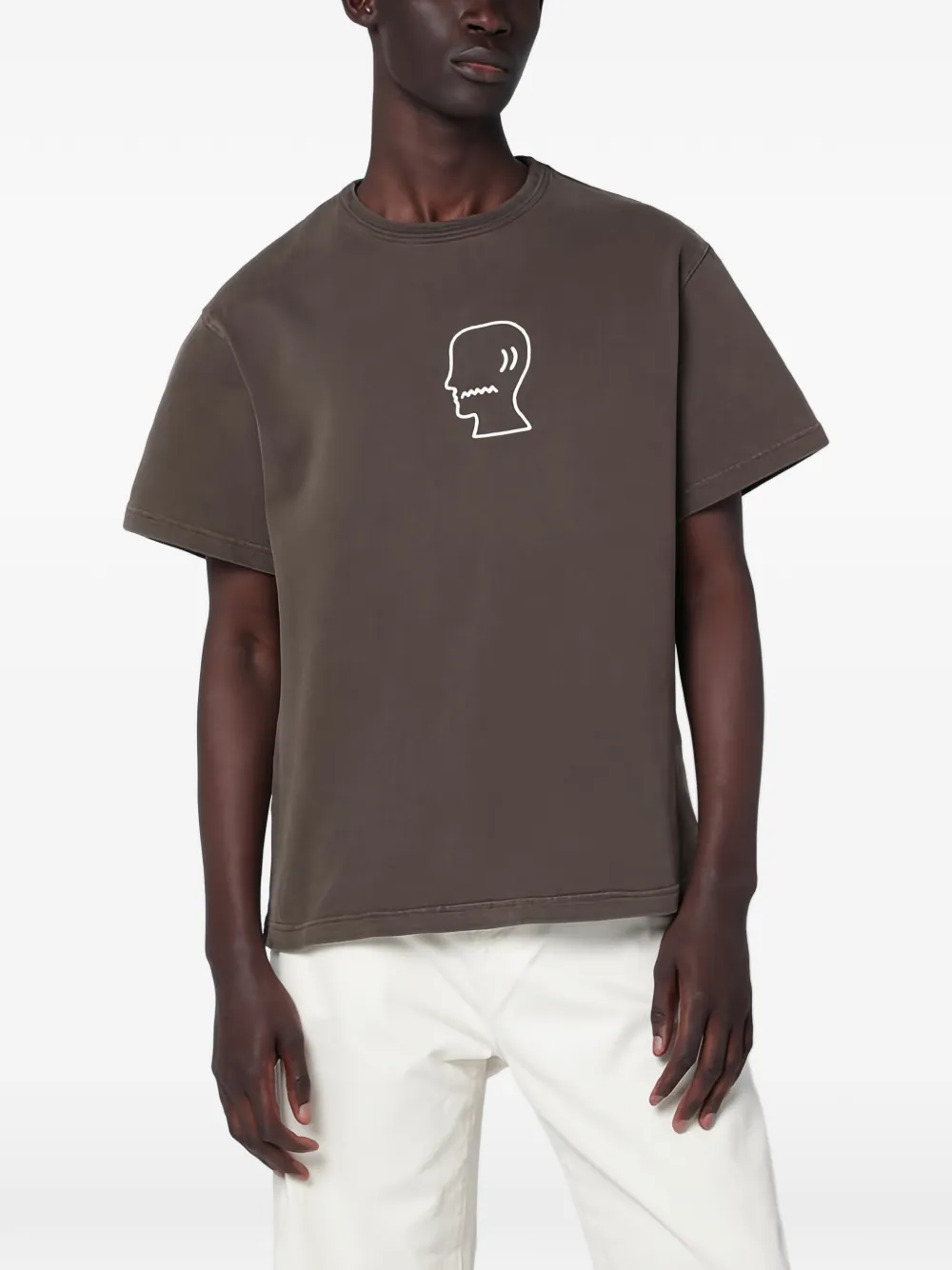 Футболка с круглым вырезом Brain Dead, коричневый
Футболка с круглым вырезом Brain Dead, коричневый