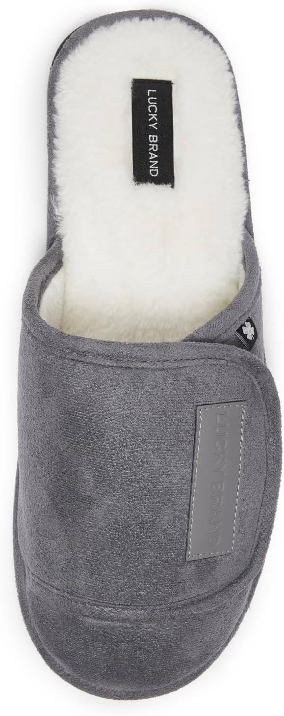 Мужские домашние тапочки Lucky Brand из микровельвета с мягкой подкладкой, серый
Мужские домашние тапочки Lucky Brand из микровельвета с мягкой подкладкой, серый