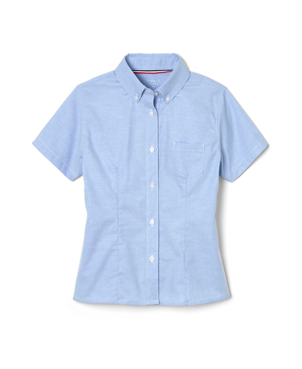 Оксфордская рубашка с короткими рукавами для маленьких девочек French Toast
Оксфордская рубашка с короткими рукавами для маленьких девочек French Toast