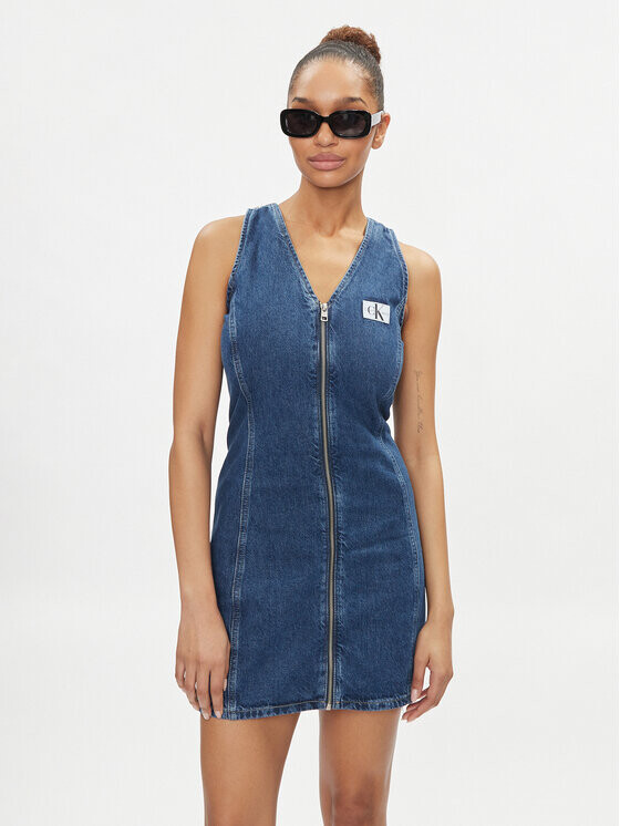 Джинсовое платье узкого кроя Calvin Klein, синий
Джинсовое платье узкого кроя Calvin Klein, синий