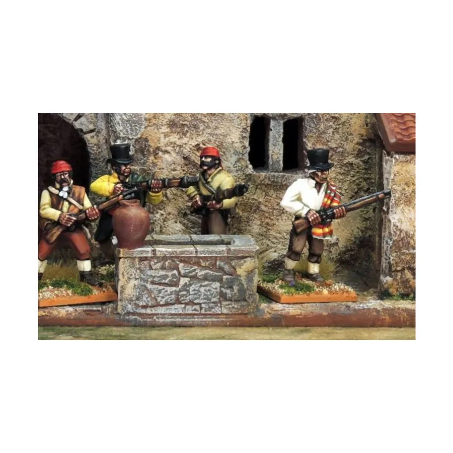 Испанские нерегулярные войска, Muskets & Tomahawks - Napoleonic War Miniatures (28mm)
Испанские нерегулярные войска, Muskets & Tomahawks - Napoleonic War Miniatures (28mm)