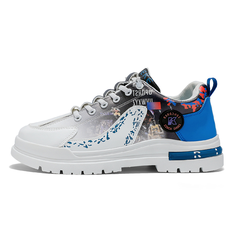 JANECO Низкие повседневные мужские кроссовки бело-голубые, цвет White Blue
JANECO Низкие повседневные мужские кроссовки бело-голубые, цвет White Blue