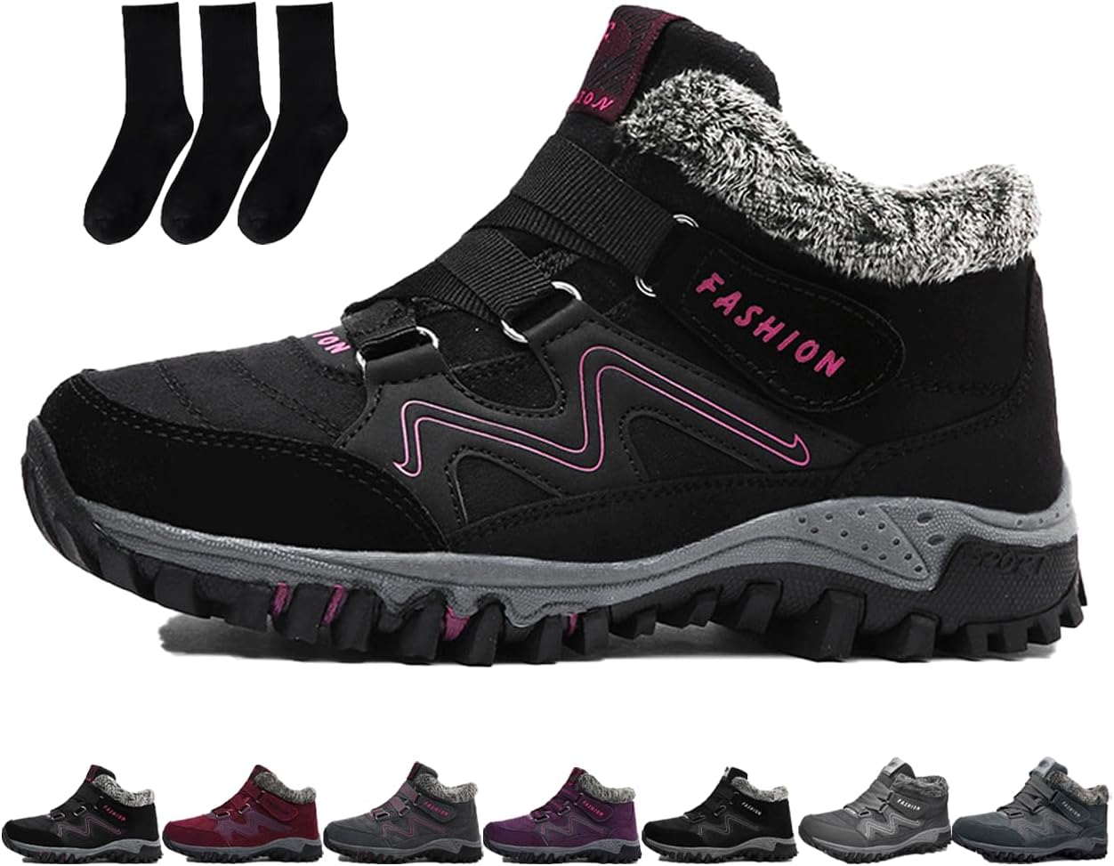 Мужские и женские зимние термоботинки, водонепроницаемые удобные снежные ботинки, обувь с меховой подкладкой до щиколотки, легкая противоскользящая обувь для улицы Generic, черный/красный
Мужские и женские зимние термоботинки, водонепроницаемые удобные снежные ботинки, обувь с меховой подкладкой до щиколотки, легкая противоскользящая обувь для улицы Generic, черный/красный