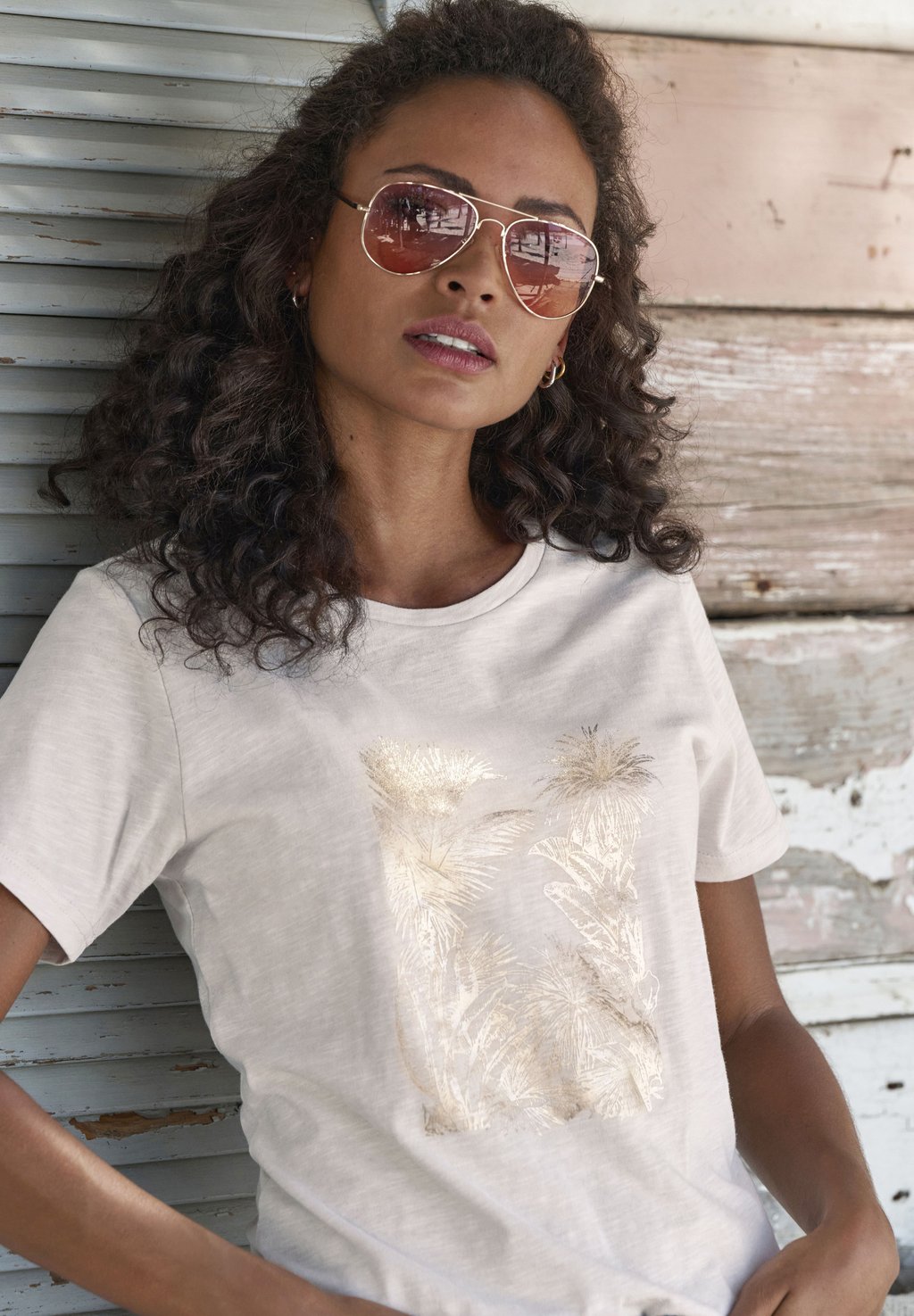 Футболка с принтом Vivance, бежевый
Футболка с принтом Vivance, бежевый