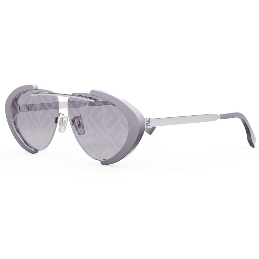 Очки Fendi Geometric Semi Rim с фиолетовой оправой, сиреневым зеркалом и линзами с узором Ff
Очки Fendi Geometric Semi Rim с фиолетовой оправой, сиреневым зеркалом и линзами с узором Ff