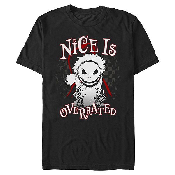 Мужская футболка с принтом Jack Skellington "Nice is overrated" Disney
Мужская футболка с принтом Jack Skellington "Nice is overrated" Disney
