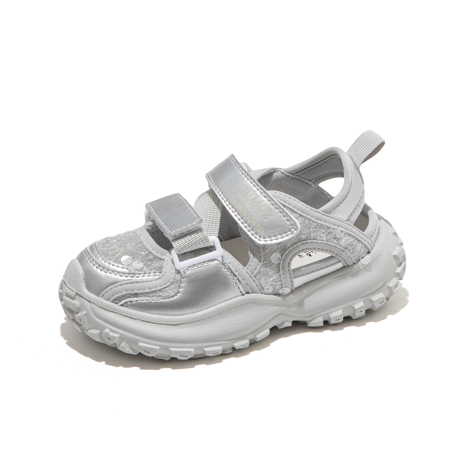 Детские сандалии с низким верхом, противоскользящие, с защитой от ударов, дышащие, легкие, с амортизацией Tongmengqiantian, серебряный
Детские сандалии с низким верхом, противоскользящие, с защитой от ударов, дышащие, легкие, с амортизацией Tongmengqiantian, серебряный