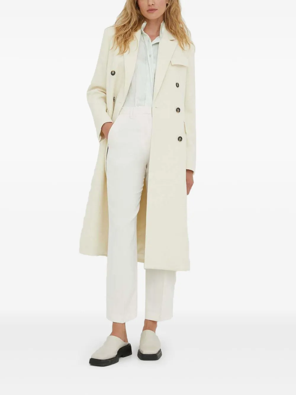 Двубортное пальто с карманами Day Birger Et Mikkelsen, нейтральный
Двубортное пальто с карманами Day Birger Et Mikkelsen, нейтральный