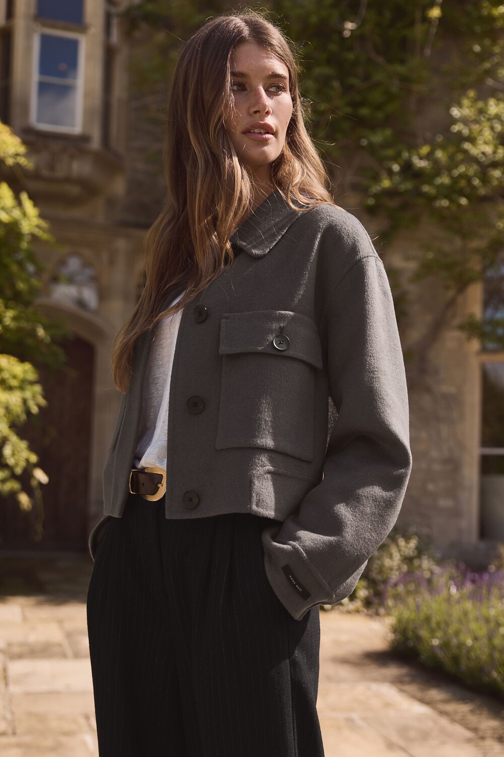 Премиальная куртка ручной работы из шерсти Next, серый
Премиальная куртка ручной работы из шерсти Next, серый