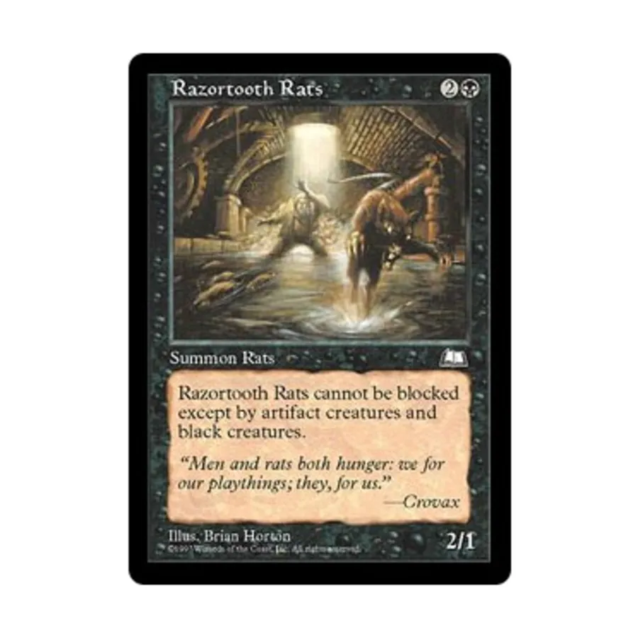 CCG Острозубые крысы (С), MTG - Weatherlight
CCG Острозубые крысы (С), MTG - Weatherlight