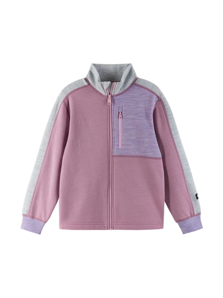 Свитер из шерсти мерин серо-розового цвета Reima
Свитер из шерсти мерин серо-розового цвета Reima