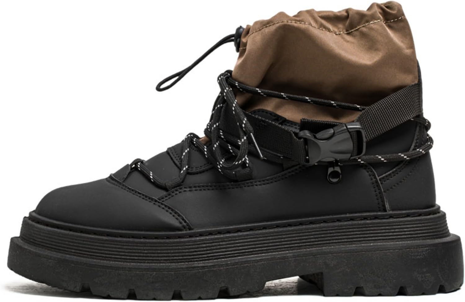 Мужские ботинки Kelibasi с массивной подошвой, регулирующейся шнуровкой и эластичным голенищем, противоскользящей глубокой подошвой из резины для походов, прогулок и приключений на тропах, хаки
Мужские ботинки Kelibasi с массивной подошвой, регулирующейся шнуровкой и эластичным голенищем, противоскользящей глубокой подошвой из резины для походов, прогулок и приключений на тропах, хаки