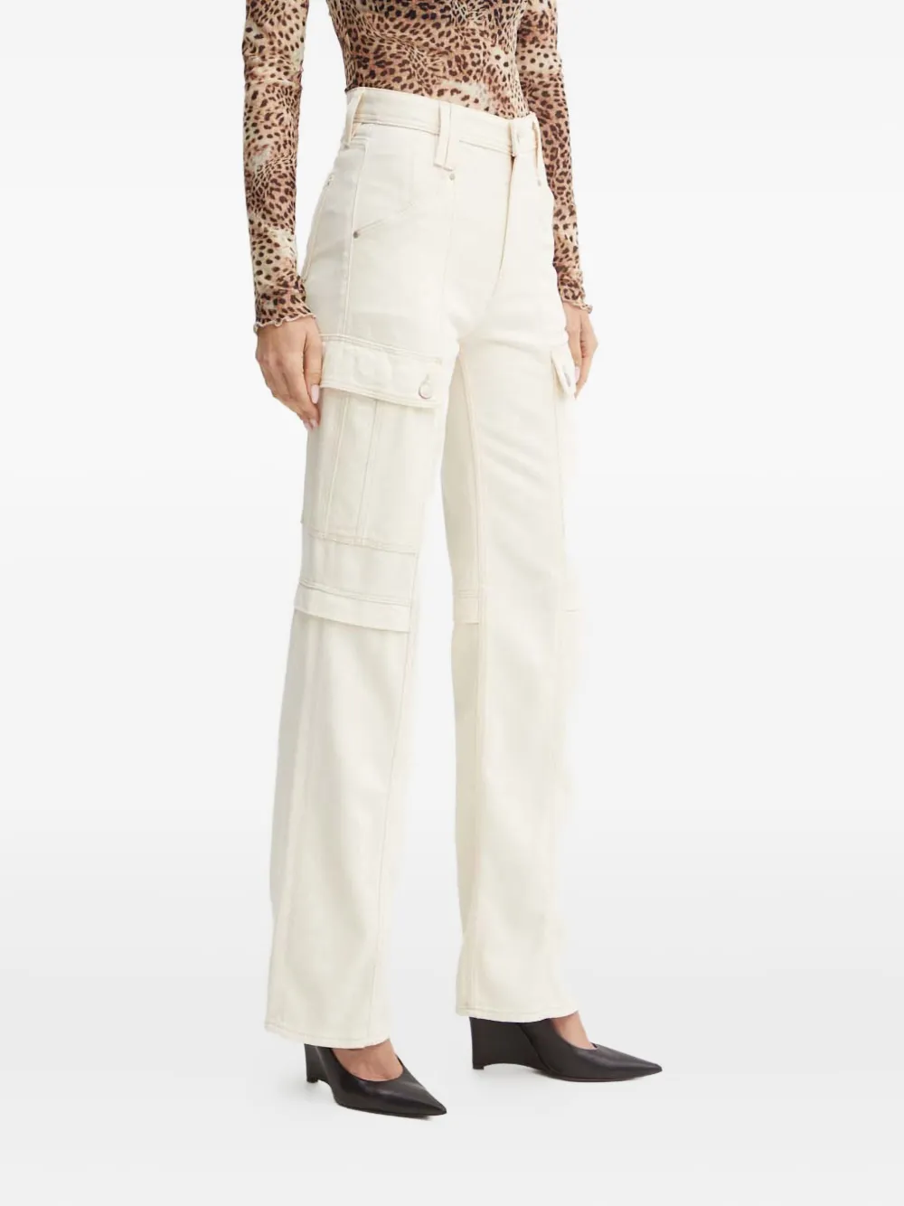 Джинсы с карманами карго Guess Usa, белый
Джинсы с карманами карго Guess Usa, белый