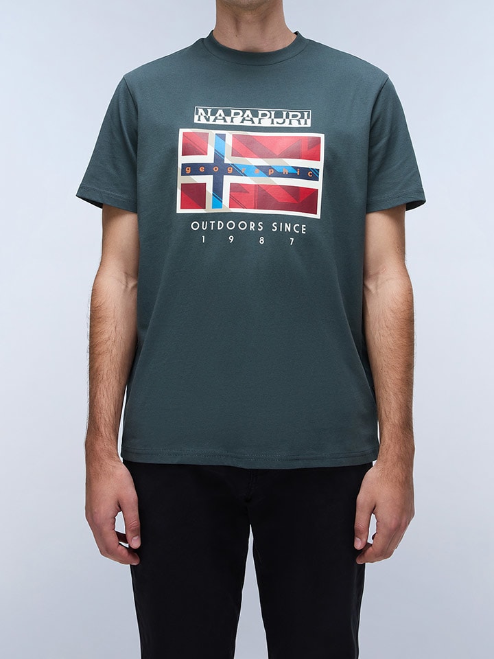 Футболка Napapijri, зеленый
Футболка Napapijri, зеленый