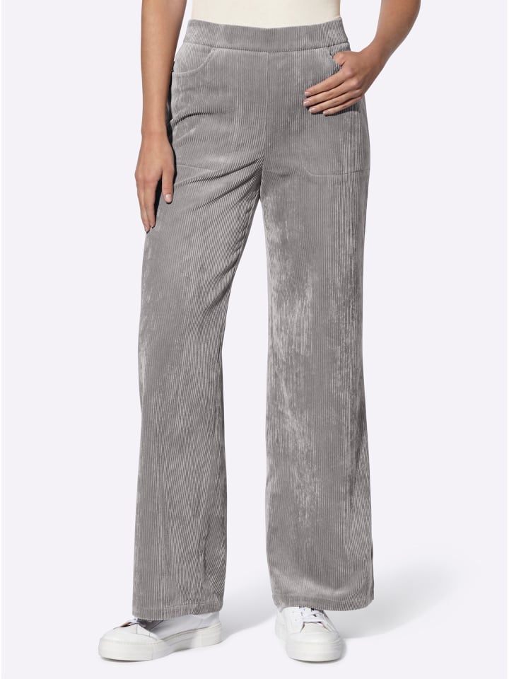 Тканевые брюки Heine, серый
Тканевые брюки Heine, серый