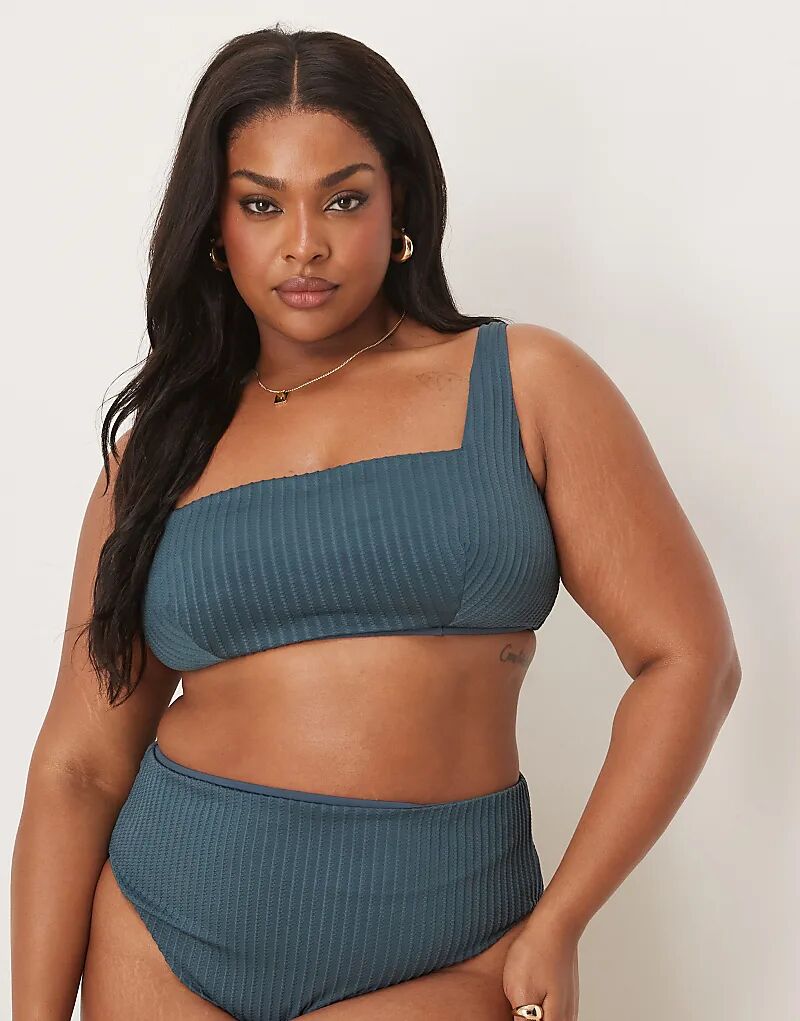 Бикини-топ Curve Riddy в рубчик от ASOS DESIGN, сланцево-голубой Asos Curve
Бикини-топ Curve Riddy в рубчик от ASOS DESIGN, сланцево-голубой Asos Curve