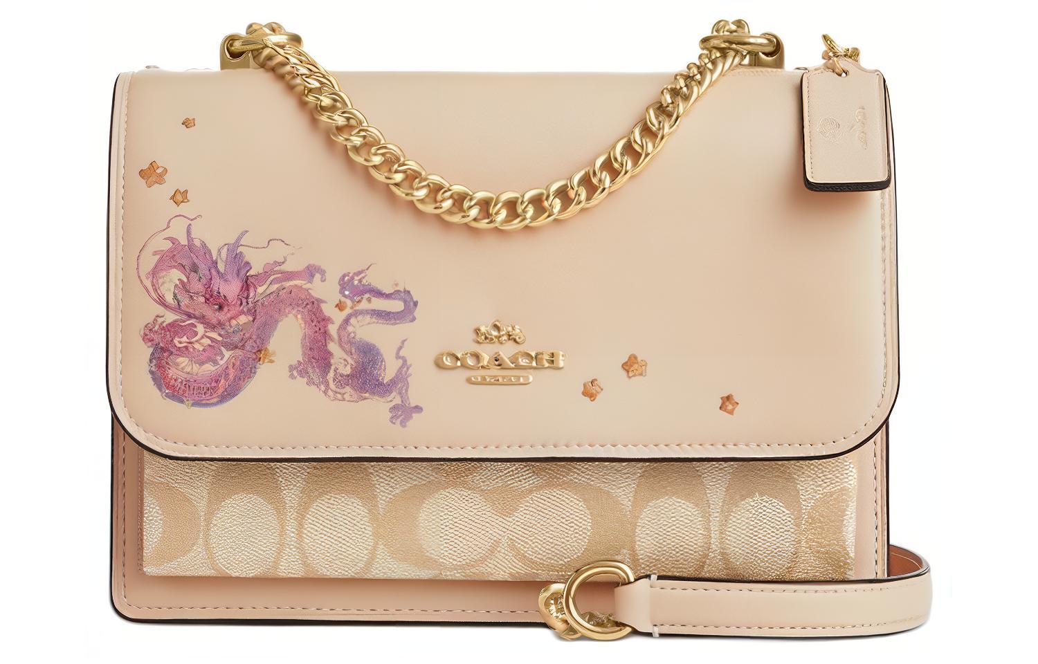 Кроссбоди Klare PVC с кожаной вставкой из коровьей кожи Trumpets Women's COACH 
Кроссбоди Klare PVC с кожаной вставкой из коровьей кожи Trumpets Women's COACH