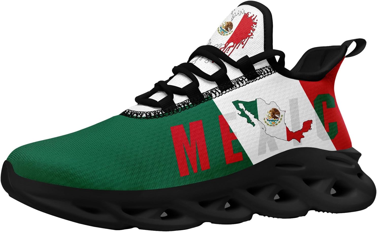 Мужские кроссовки с мексиканским флагом, женские легкие кроссовки для фестивалей, подарок из Мексики, унисекс, беговые, спортивные, бейсбольные обувь Awsole, белый/черный/красный/зеленый
Мужские кроссовки с мексиканским флагом, женские легкие кроссовки для фестивалей, подарок из Мексики, унисекс, беговые, спортивные, бейсбольные обувь Awsole, белый/черный/красный/зеленый