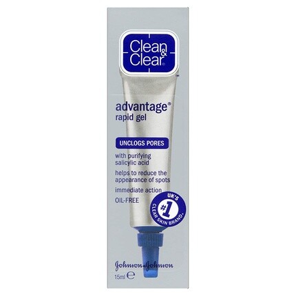 Лечебный гель Clean And Clear Advantage, 15 мл, Clean & Clear 
Лечебный гель Clean And Clear Advantage, 15 мл, Clean & Clear